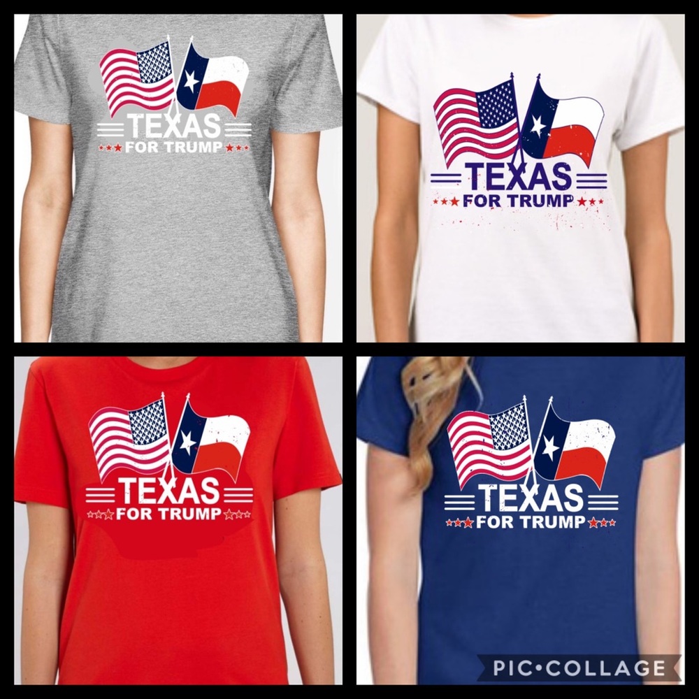 Texas For Trump T-Shirts